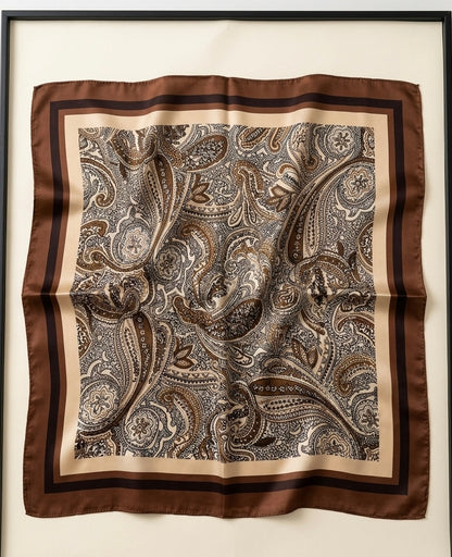 Brown Paisley Scarf