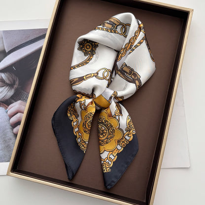 Vintage Brown Chain Scarf
