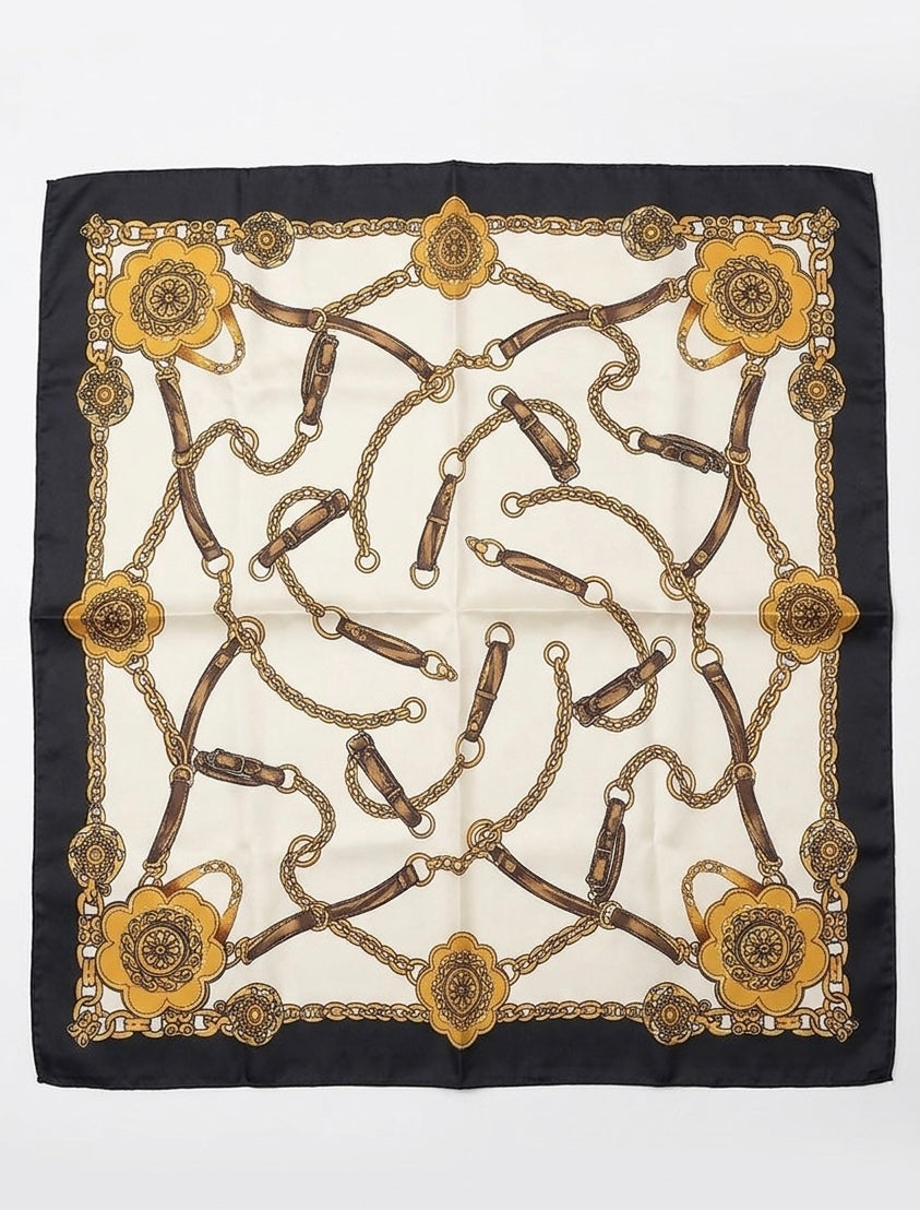Vintage Brown Chain Scarf