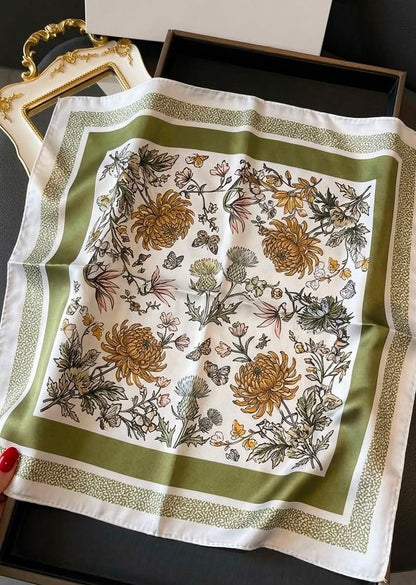 Green Garden Scarf