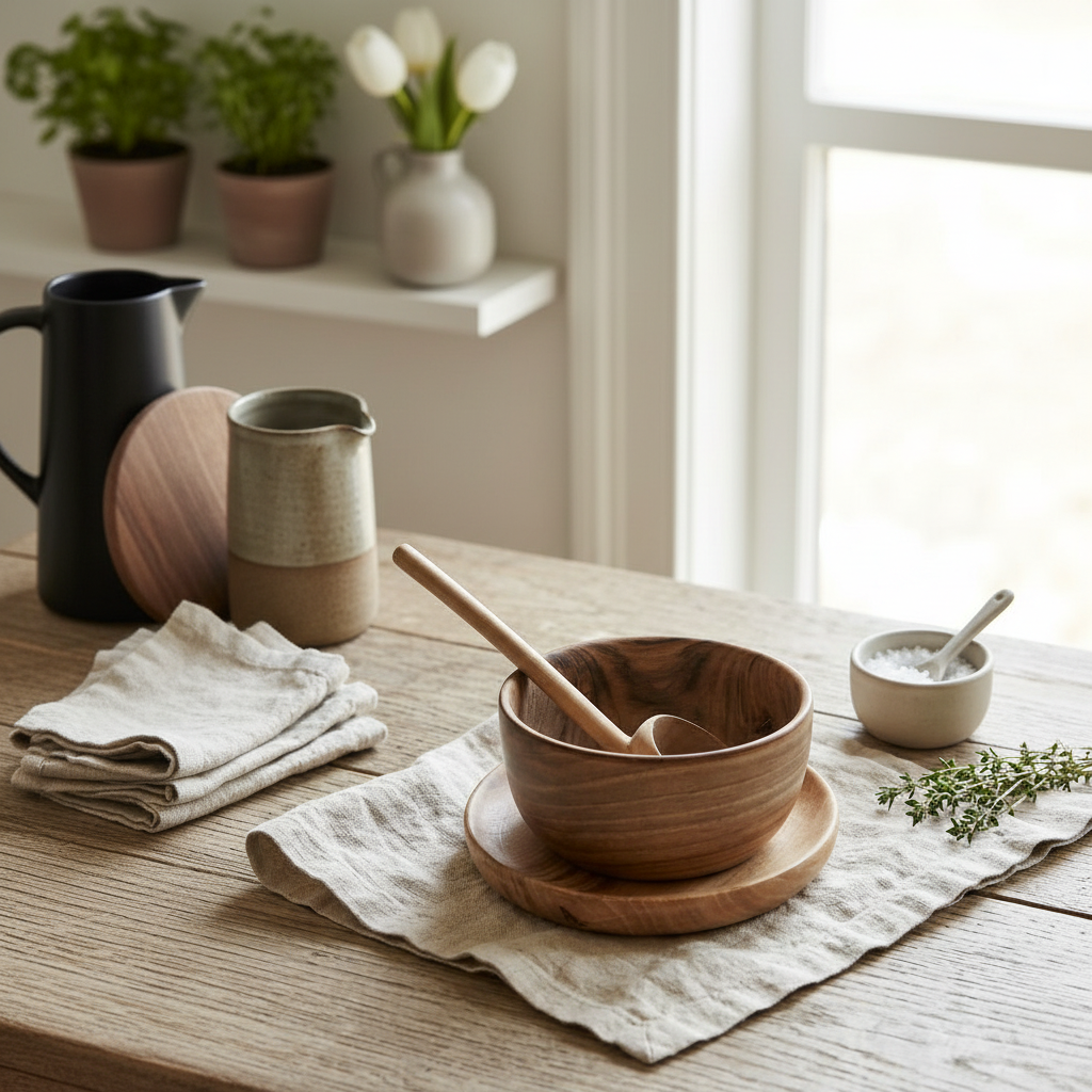 Walnut Wood Lifestyle Photo